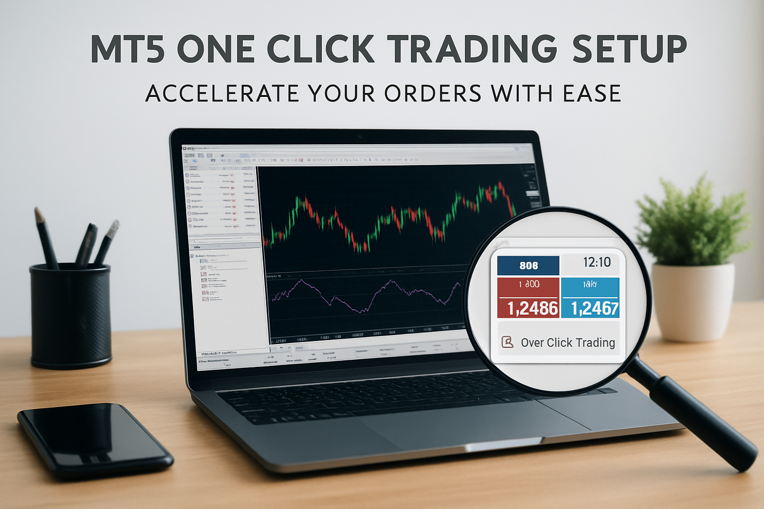 MT5 one click trading setup